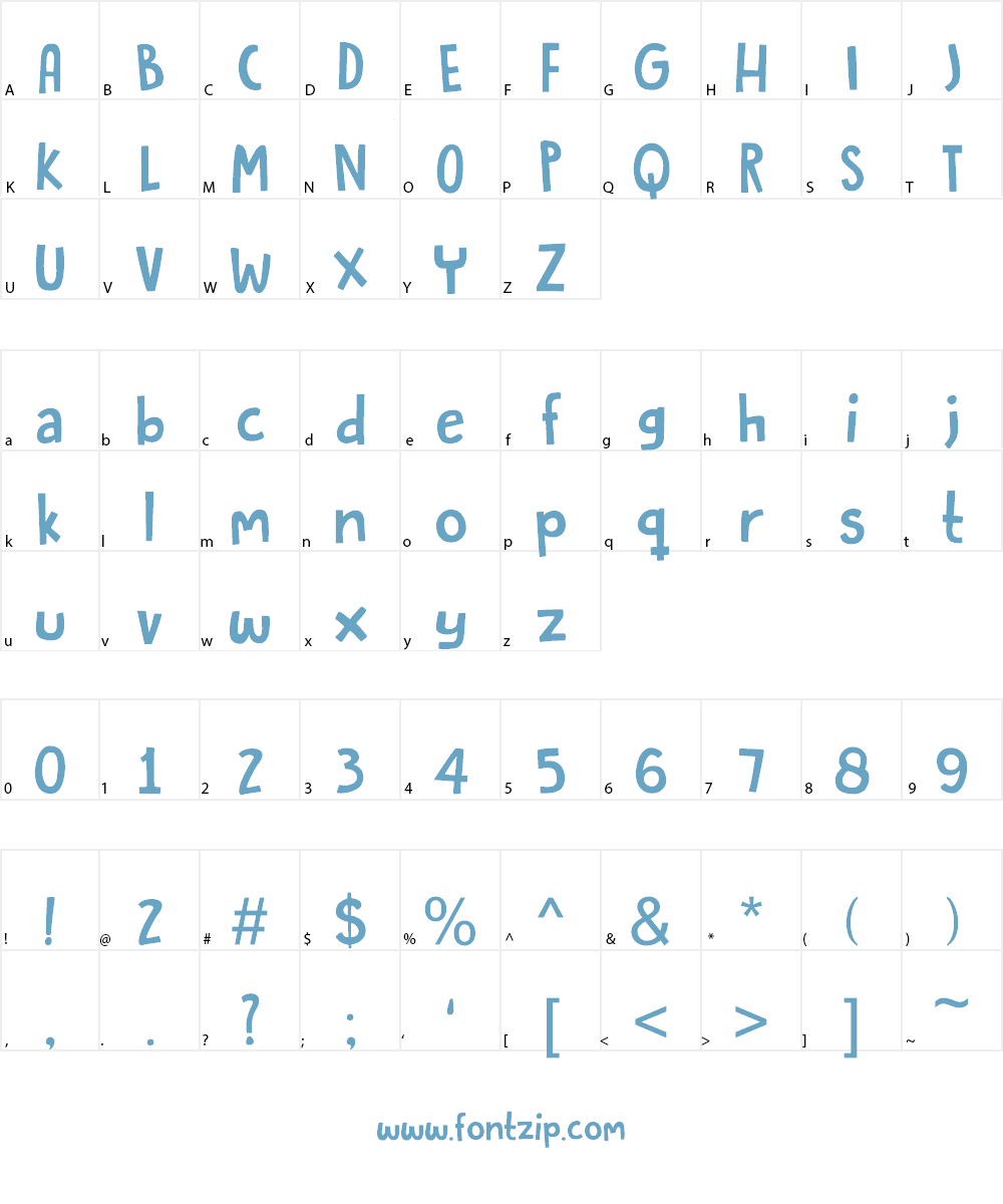 DK Butterfly Ball Font Character